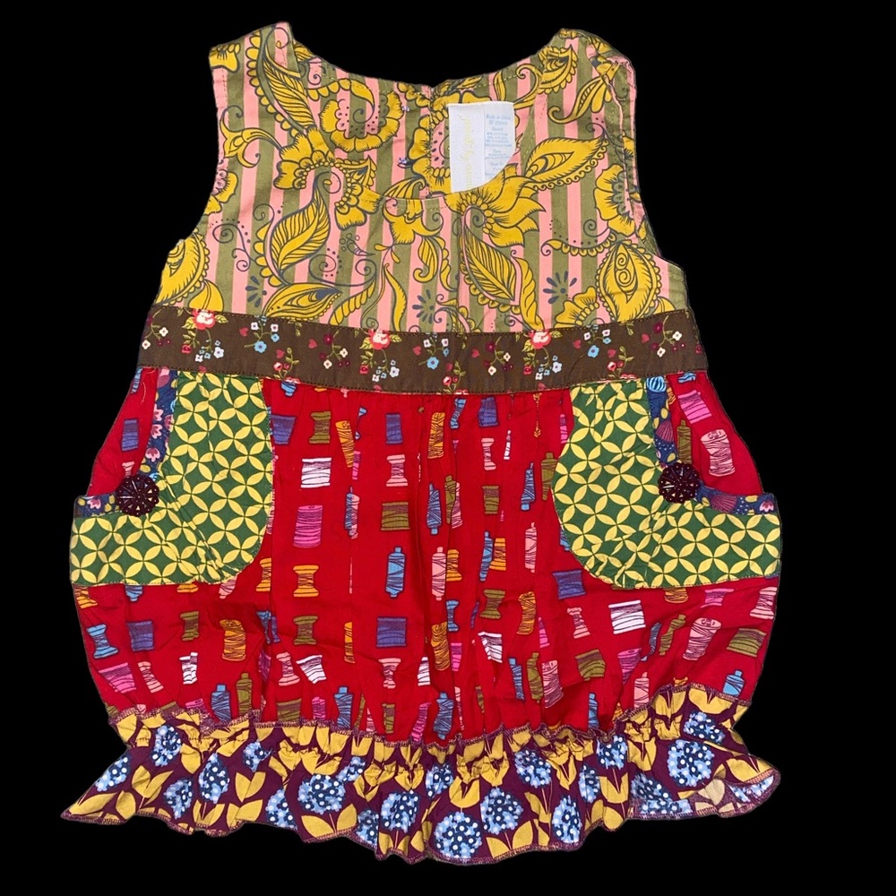 Matilda Jane Paint by Numbers Cotton Sleeveless Red Top Size 6